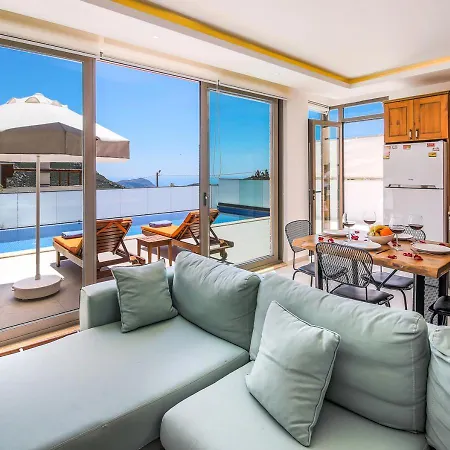 2 Sleeps 4 Isolated Honeymoon-villa Sardunya * Kas